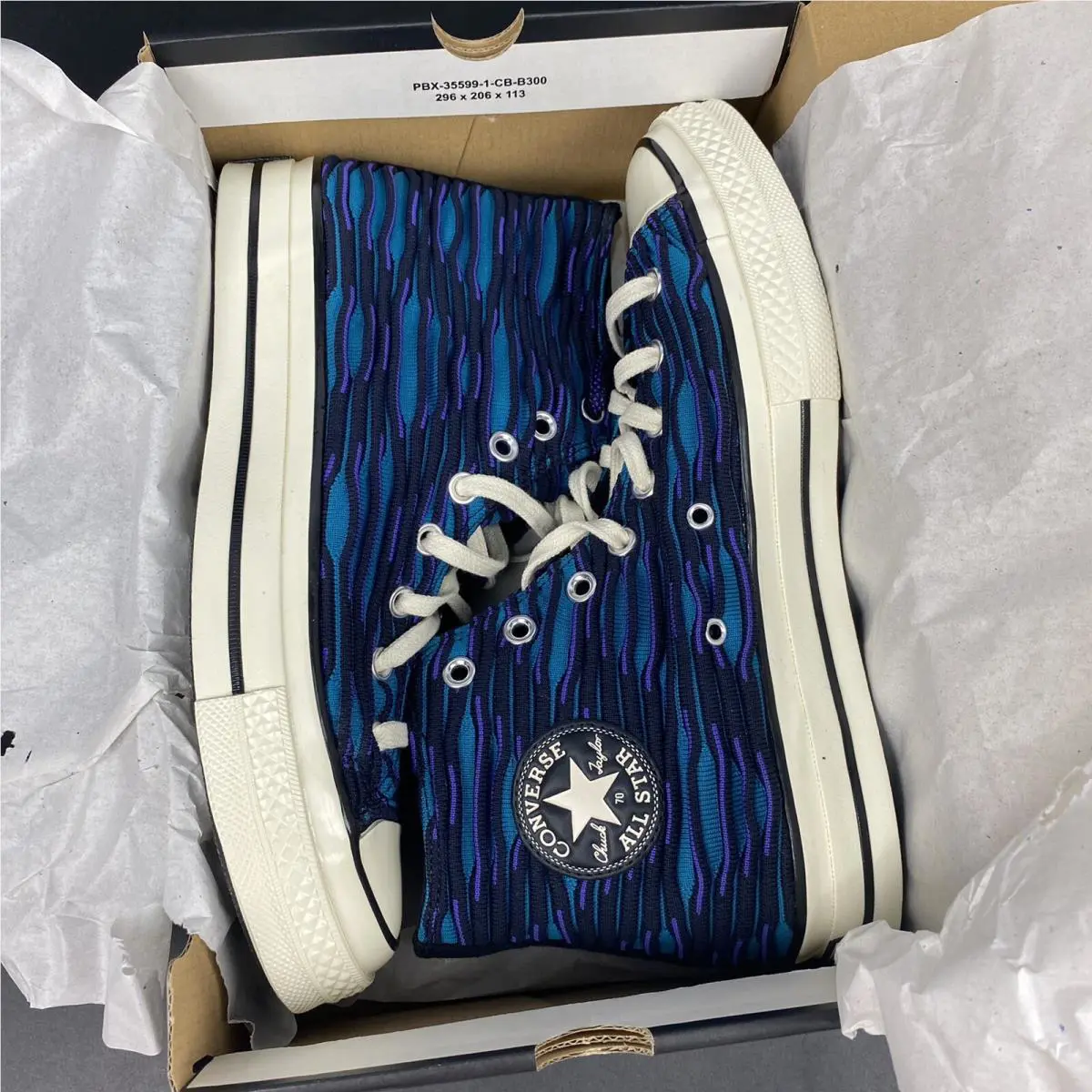 Converse shoes - Converse Wavy Knit Chuck 70 - 202799M236049 - Purple 9