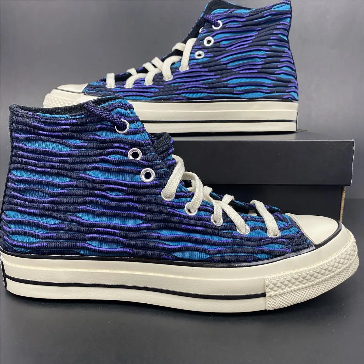 Converse shoes - Converse Wavy Knit Chuck 70 - 202799M236049 - Purple 0