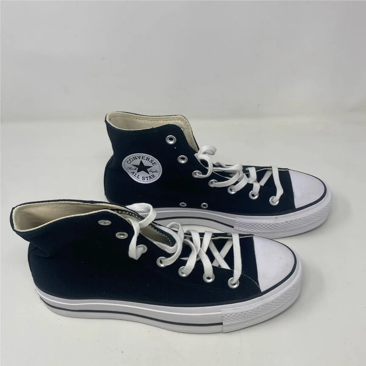 Converse Chuck Taylor Lift Platform High Top Black Women 9