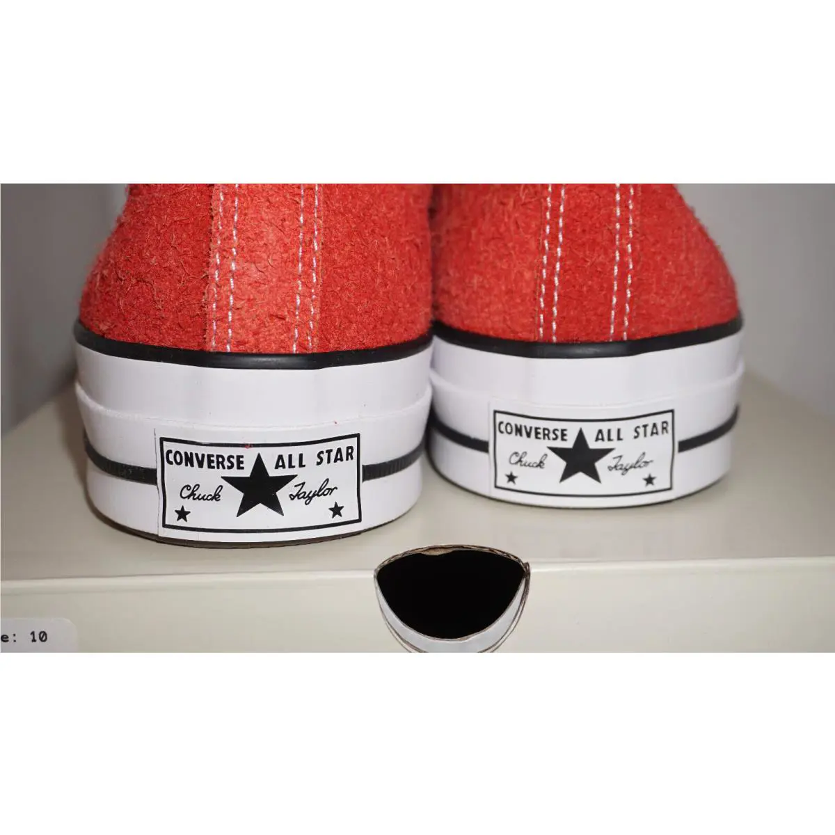 Converse shoes - Converse Chuck Taylor All Star 70 Stüssy Poppy Red Suede Size 10 - Blue High Top (UPC: 194434615616) 2
