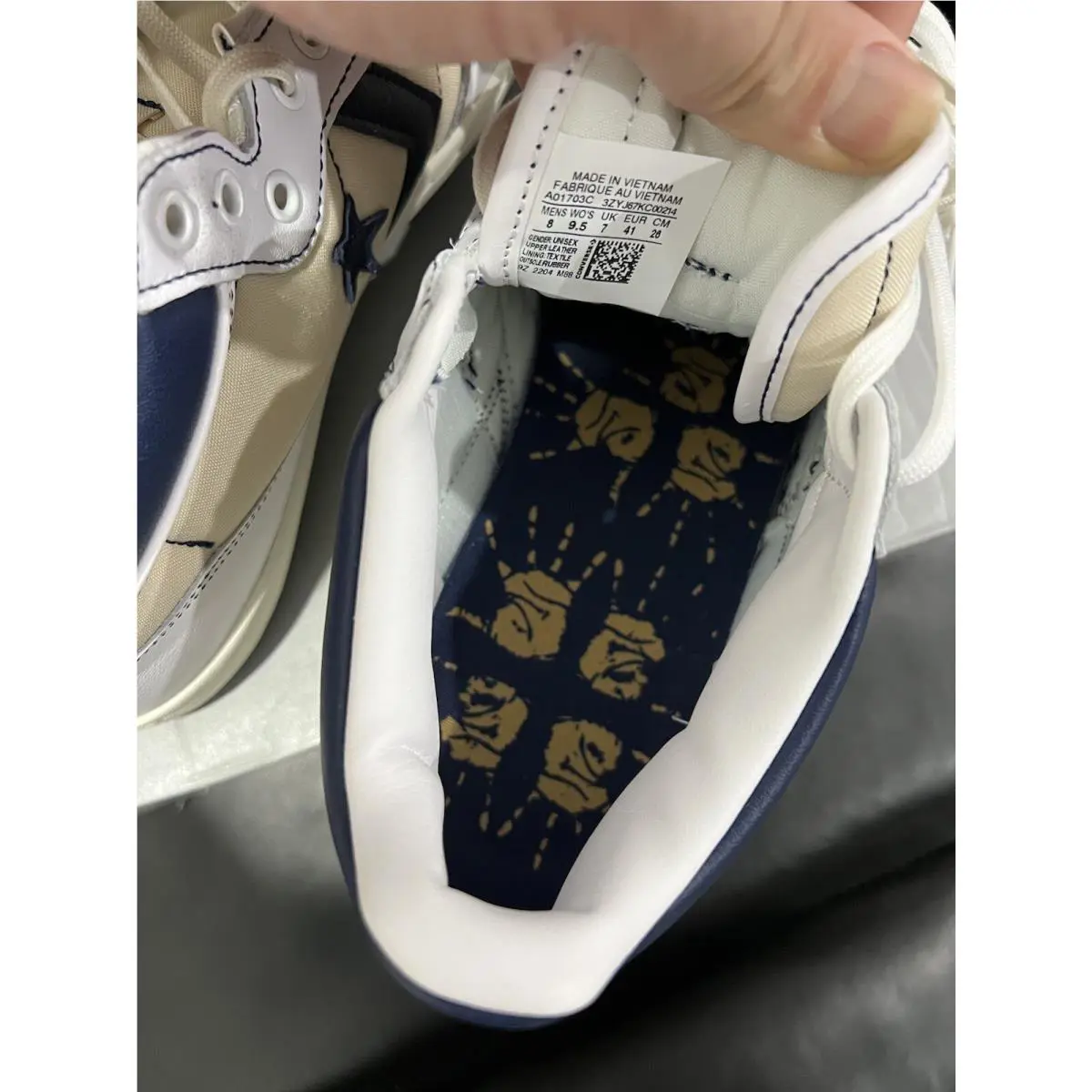 Converse shoes - Converse Fastbreak Mid X Sage Elsesser - A01703C - White 8