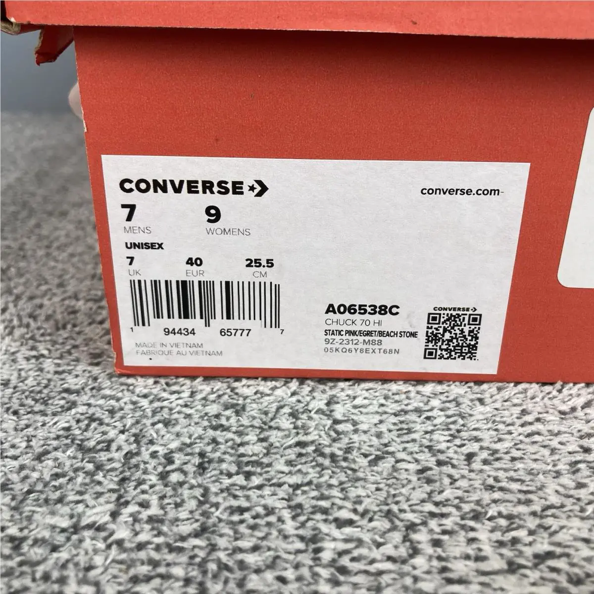 Converse shoes - Converse Chuck 70 - Chuck - A06538C - Pink 6