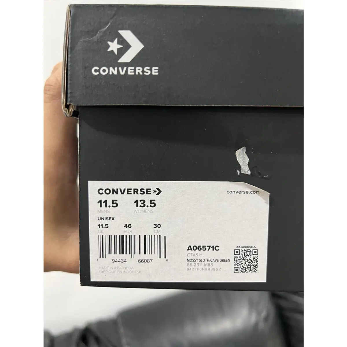 Converse shoes - Converse Chuck Taylor All Star Hi - A06571C - Green 8