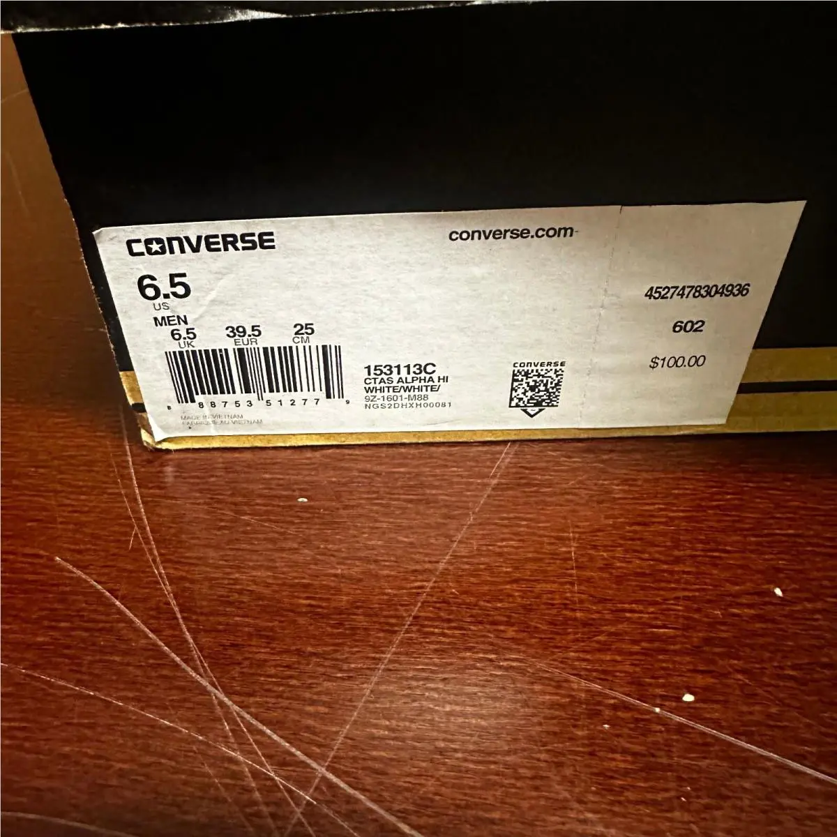 Converse shoes - Converse Chuck Taylor All Star Alpha Hi - 153113C - White (UPC: 888753512779) 3