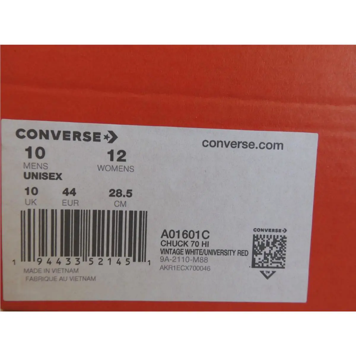 Converse shoes - Converse Chuck 70 Hi - Chuck - White (UPC: 194433521451) 3