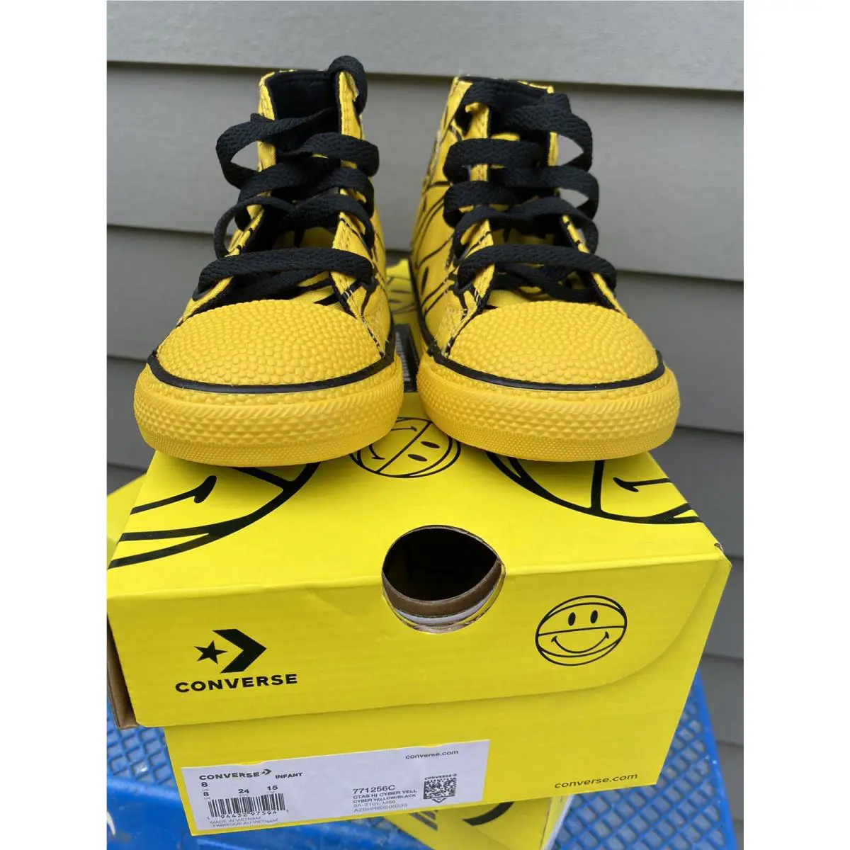 Converse shoes - CTAS Hi Cyber - CTAS Cyber - Cyber Yellow/Black (UPC: 194432975804) 4