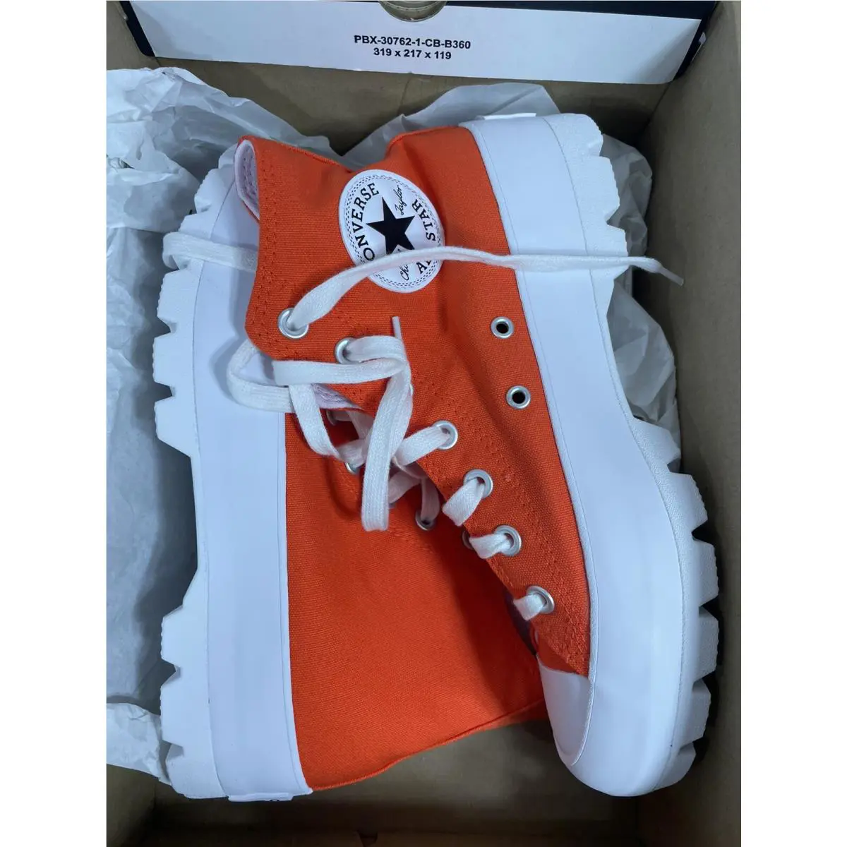 Converse shoes - Converse Chuck Taylor All Star - 572269C - Orange, Manufacturer: Bright Poppy / Pink Glaze / White 4