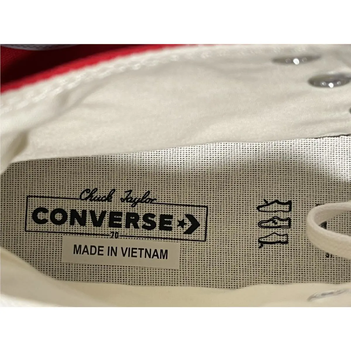 Converse shoes - Converse All Star Chuck 70 - 166747C - White Red 8