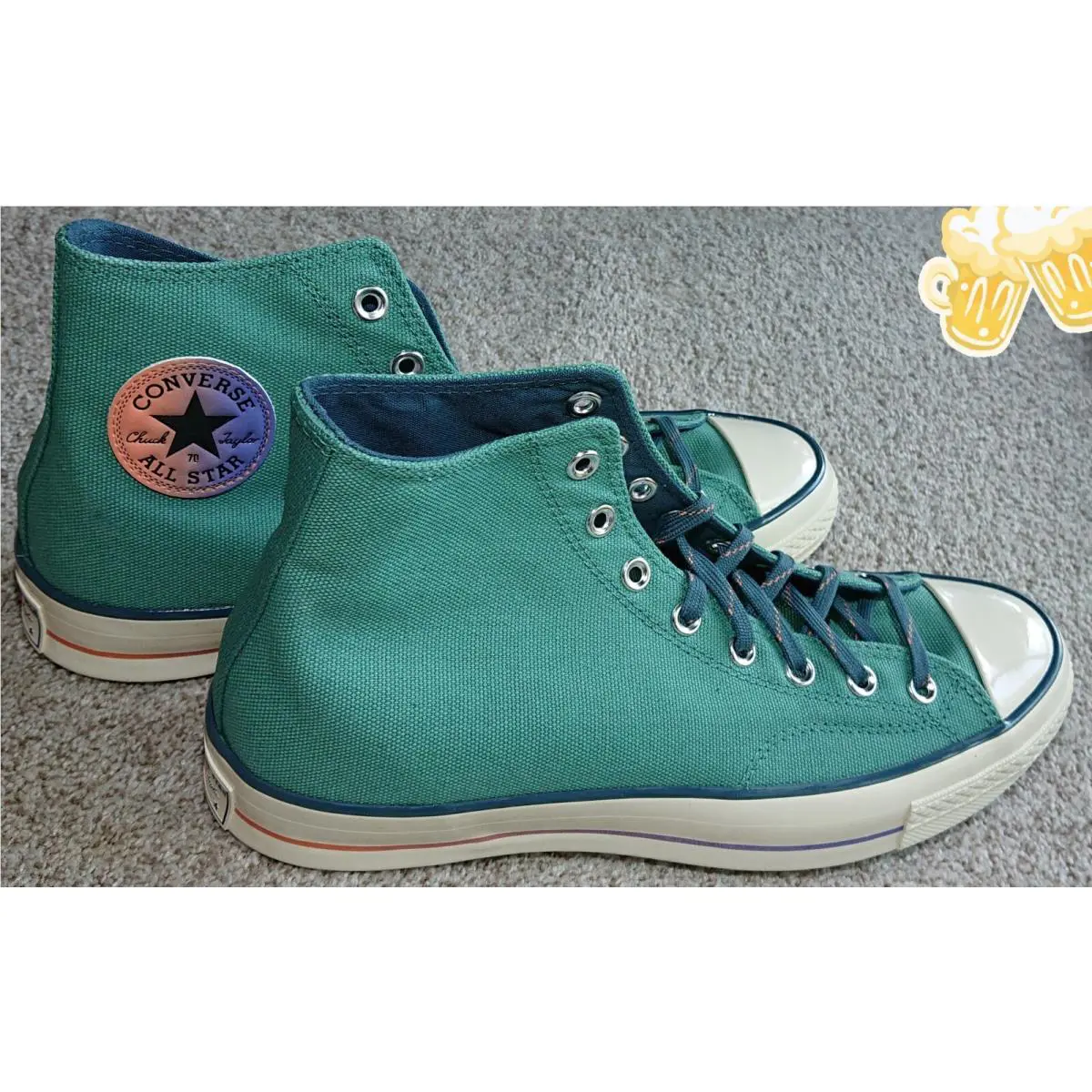 Converse shoes - Chuck 70 Color Fade - Chuck Color Fade - A02759C - Green (UPC: 194434034967) 1