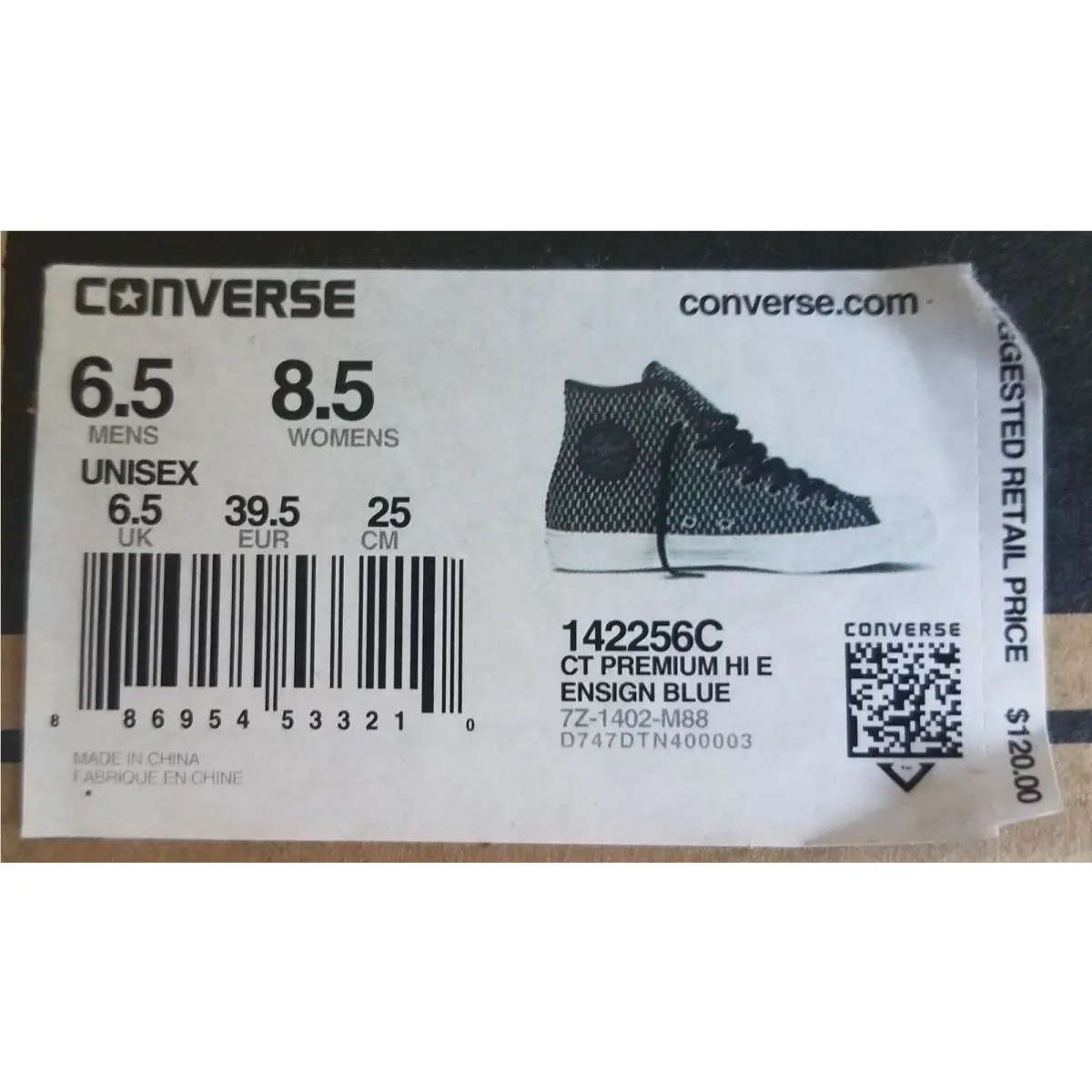 Converse shoes - Blue (UPC: 886954533210) 3