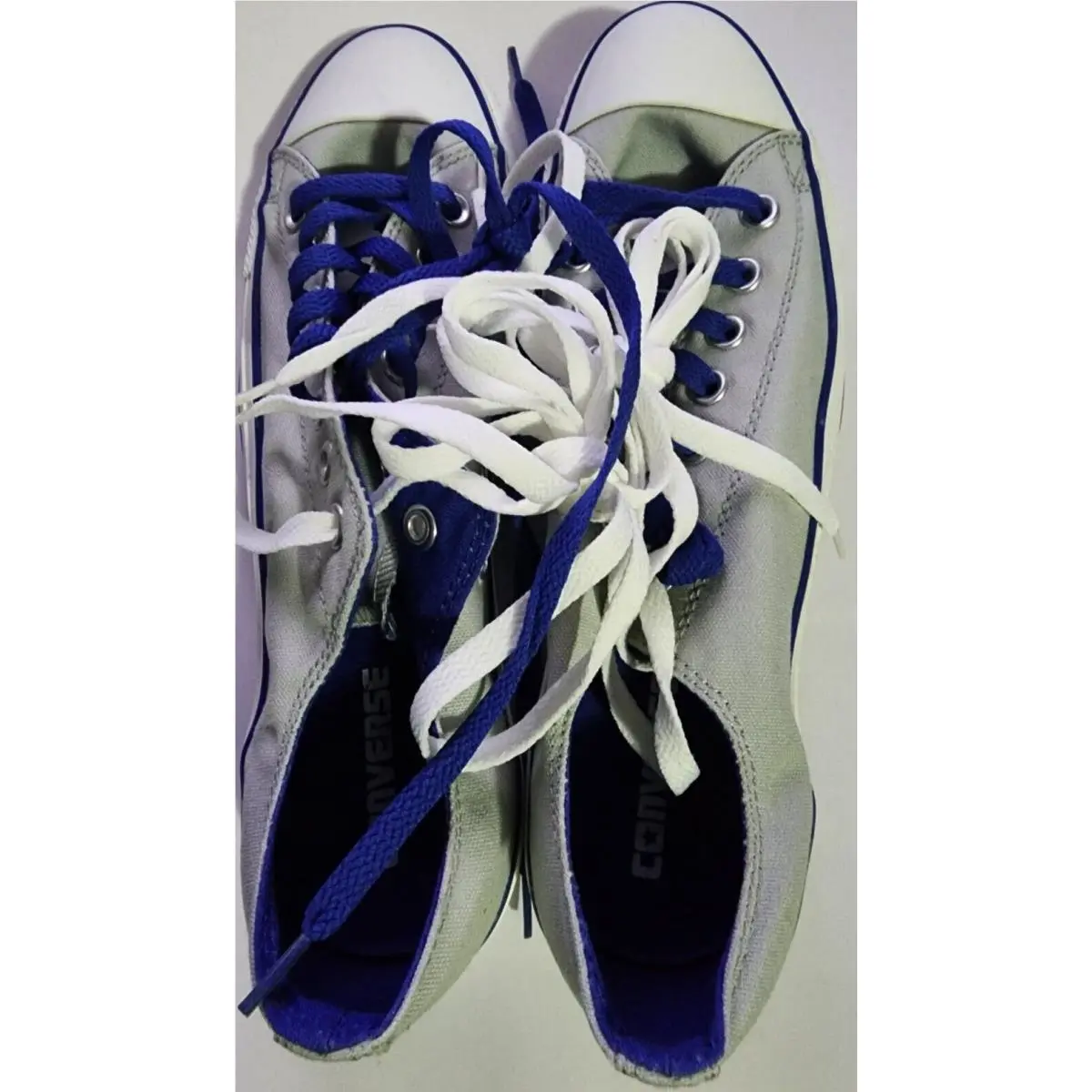 Converse All Star CT Ox Mens Athletic Shoes Size 11M 13W Color Gray Blue White