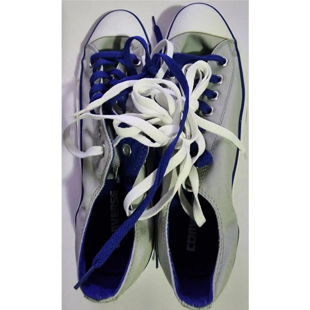Converse shoes - Converse All Star - All Star - Gray,Blue & White 5