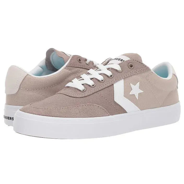 Converse Men`s Courtlandt Low Top Sneaker Papyrus/sepia Stone/white 11.5 M US