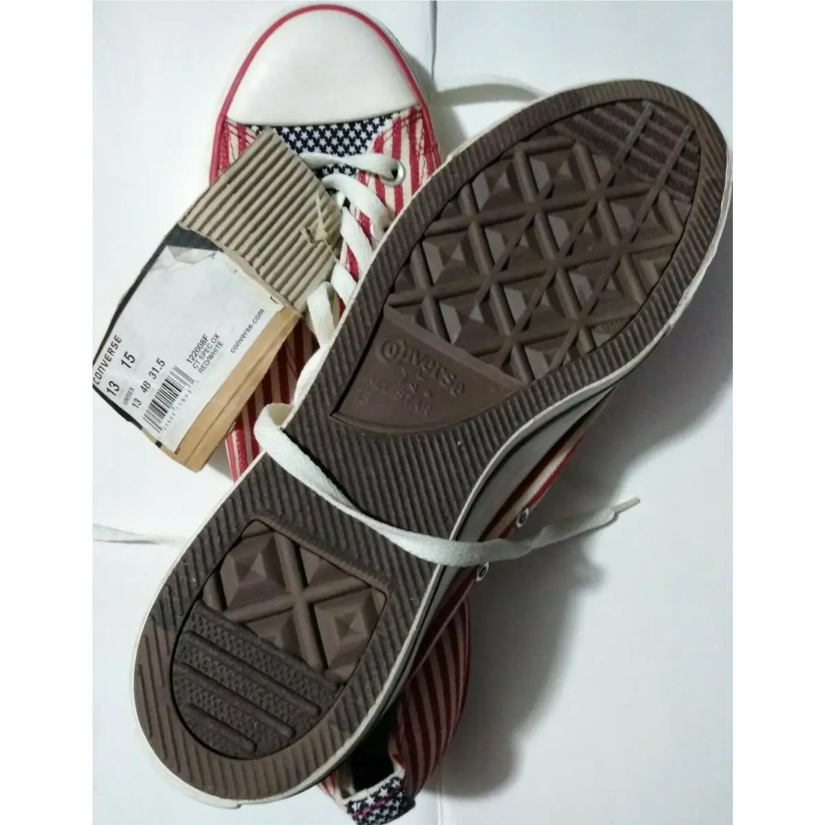 Converse shoes - Converse CTAS OX - CTAS - Red/White Blue Star (UPC: 022864119933) 0