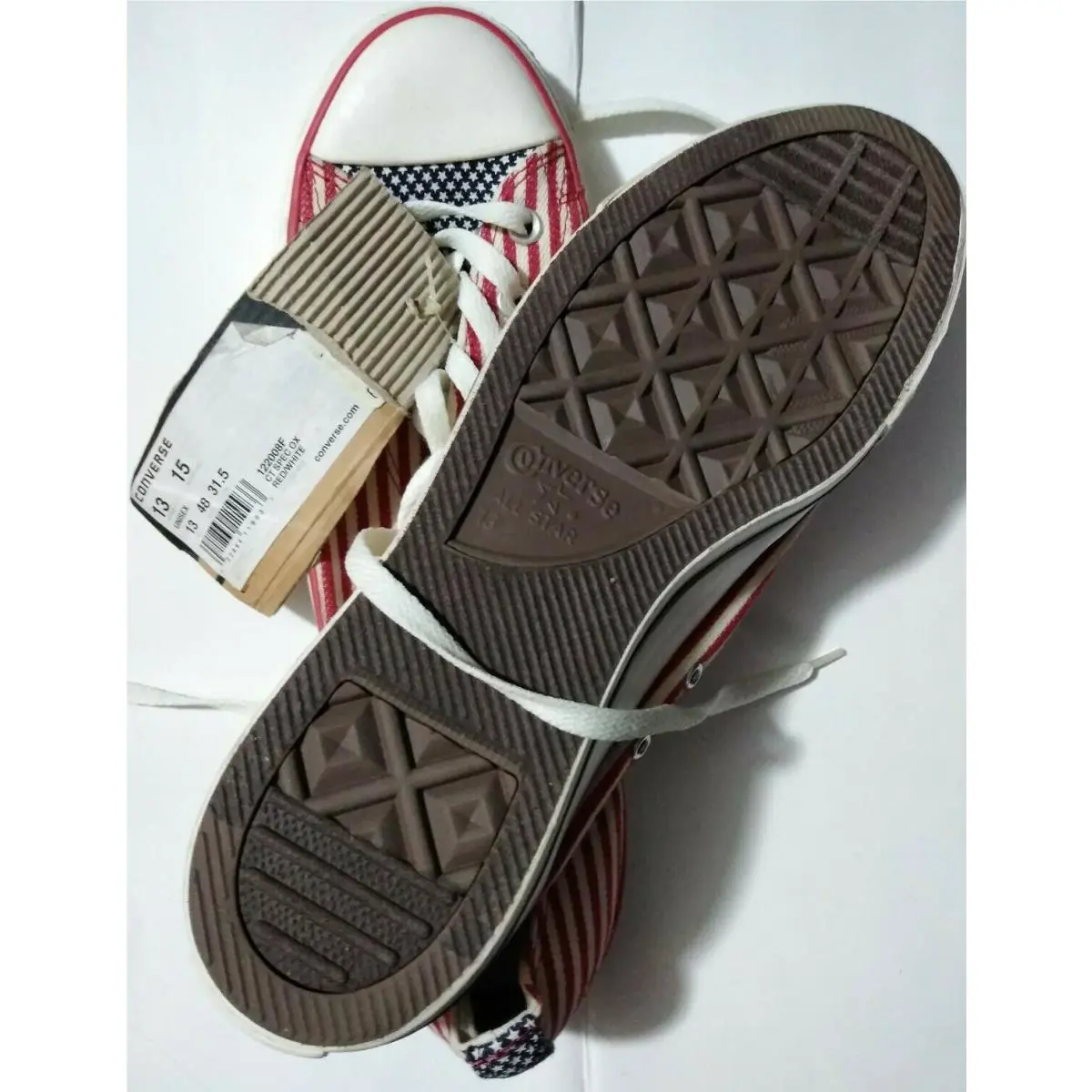 Converse shoes - Converse CTAS OX - CTAS - Red/White Blue Star (UPC: 022864119933) 2