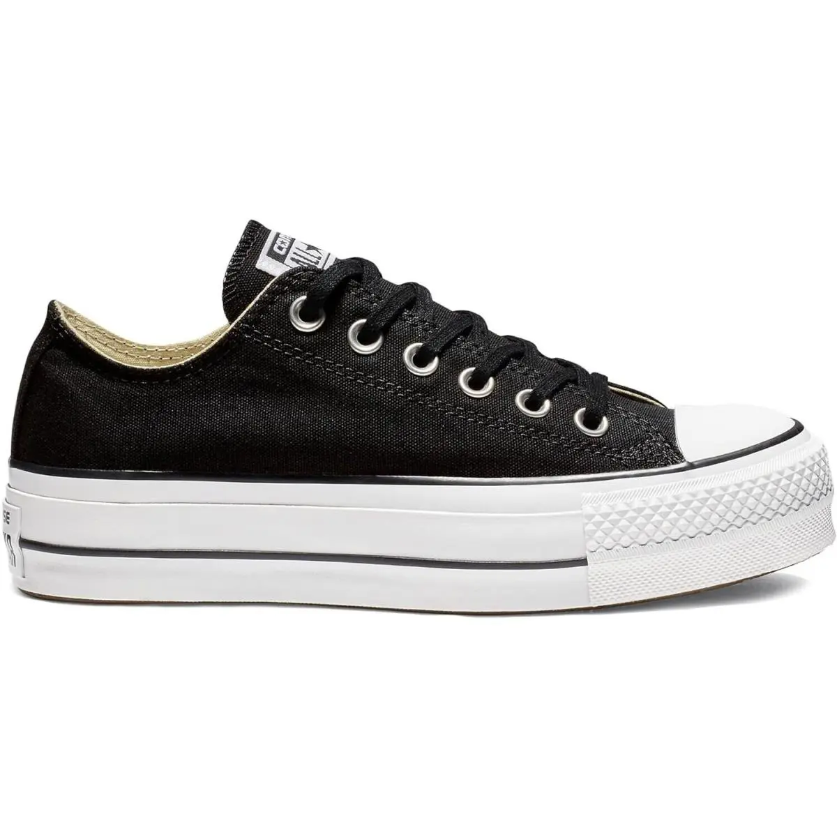 Converse Womens Chuck Taylor All Star Lift Sneakers Black Canvas US 9M - Black
