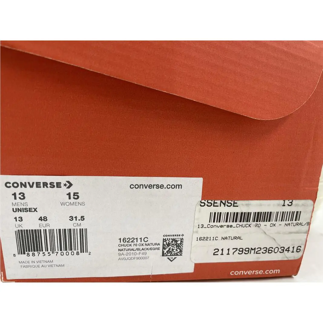 Converse shoes - CONVERSE CHUCK 70 - CHUCK - 162211C - Natural (UPC: 888755700167) 1
