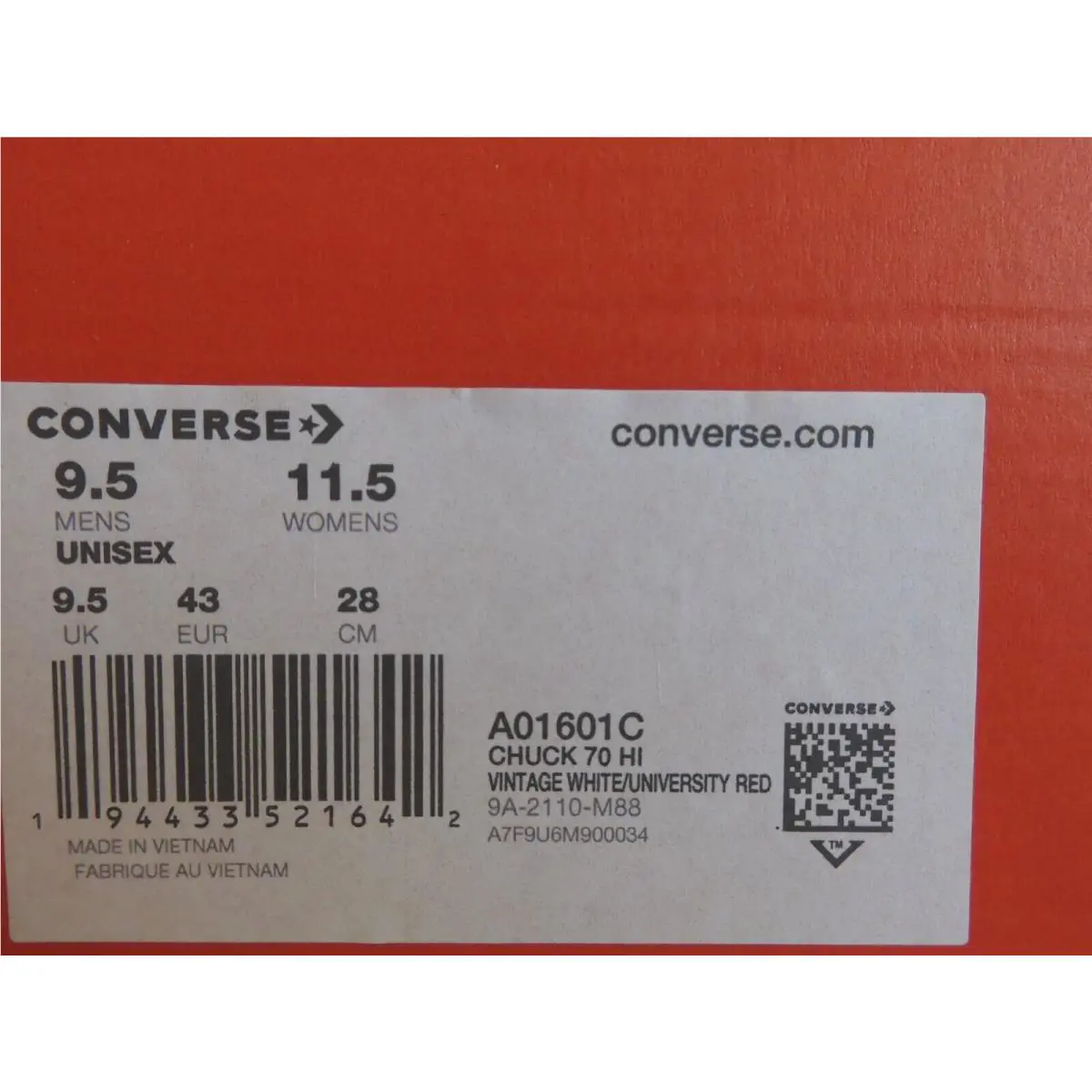 Converse shoes - Converse Chuck 70 Hi - Chuck - White (UPC: 194433521642) 3