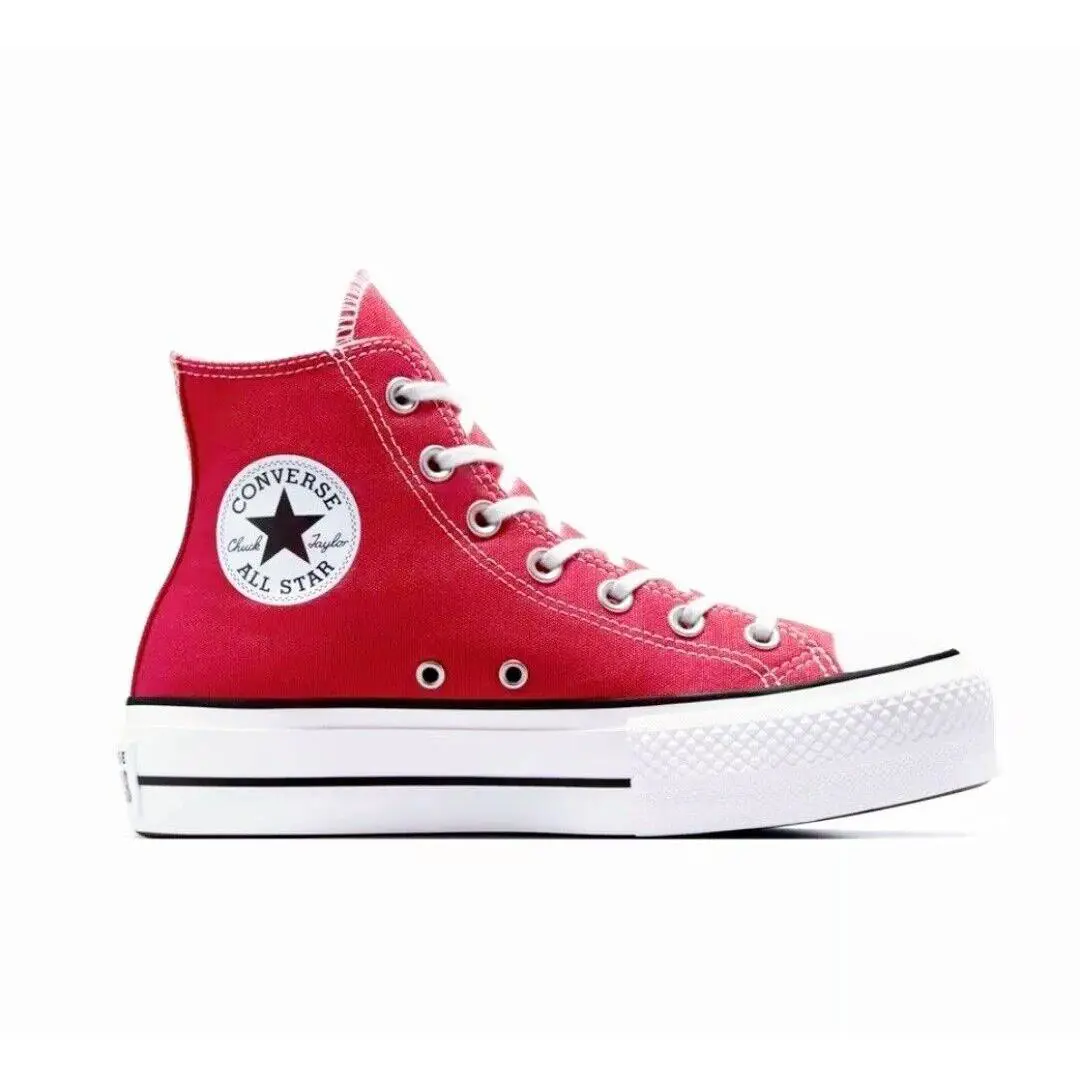 Converse Chuck Taylor All Star Lift Sz 9 Women Platform High Top Red New/box - Red