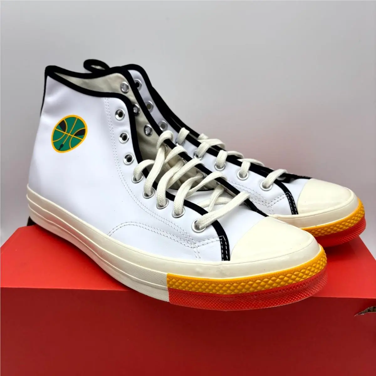 Converse shoes - Converse Chuck Taylor All Star 70 Hi Leather 171167C - 171167C - White (UPC: 194432839380) 0