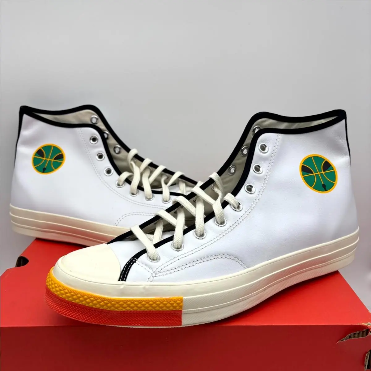 Converse shoes - Converse Chuck Taylor All Star 70 Hi Leather 171167C - 171167C - White (UPC: 194432839380) 4