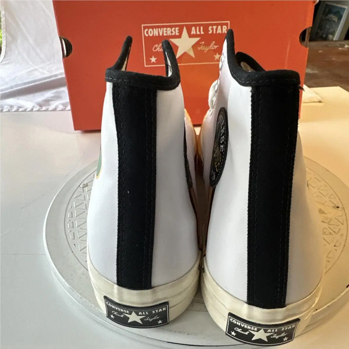 Converse shoes - ROSWELL RAYGUNS 171167C - ROSWELL RAYGUNS - 171167C - White, Manufacturer: White / Orange / Yellow (UPC: 194432839366) 8
