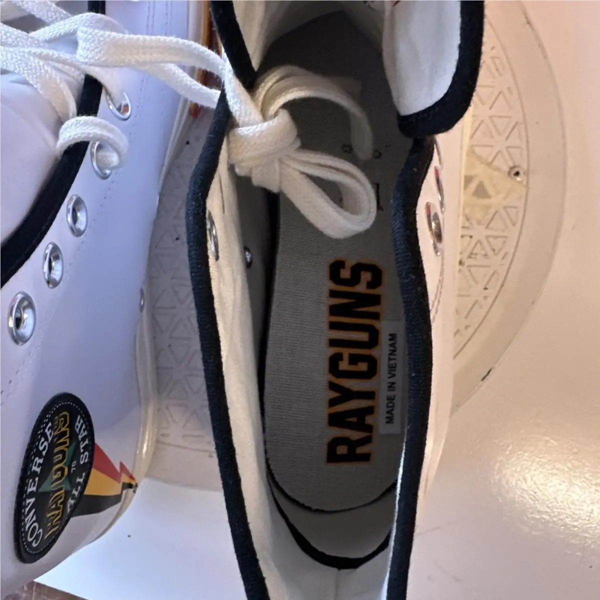Converse shoes - ROSWELL RAYGUNS 171167C - ROSWELL RAYGUNS - 171167C - White, Manufacturer: White / Orange / Yellow (UPC: 194432839366) 11