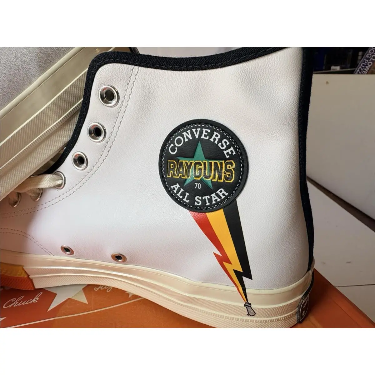 Converse shoes - ROSWELL RAYGUNS 171167C - ROSWELL RAYGUNS - 171167C - White, Manufacturer: White / Orange / Yellow (UPC: 194432839366) 0