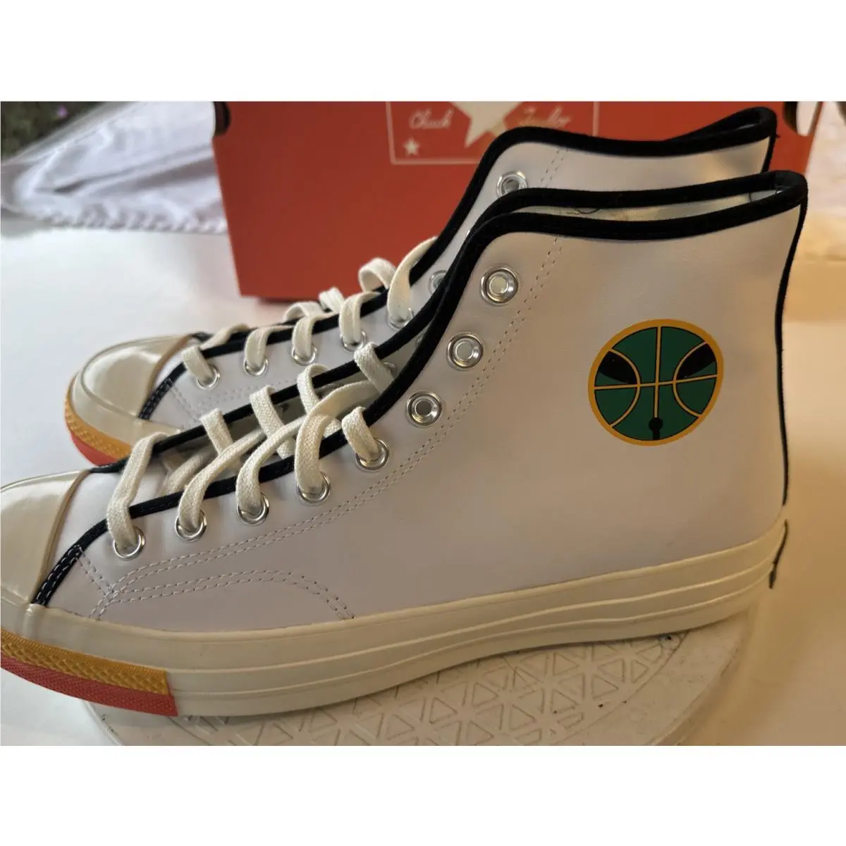 Converse shoes - ROSWELL RAYGUNS 171167C - ROSWELL RAYGUNS - 171167C - White, Manufacturer: White / Orange / Yellow (UPC: 194432839366) 4