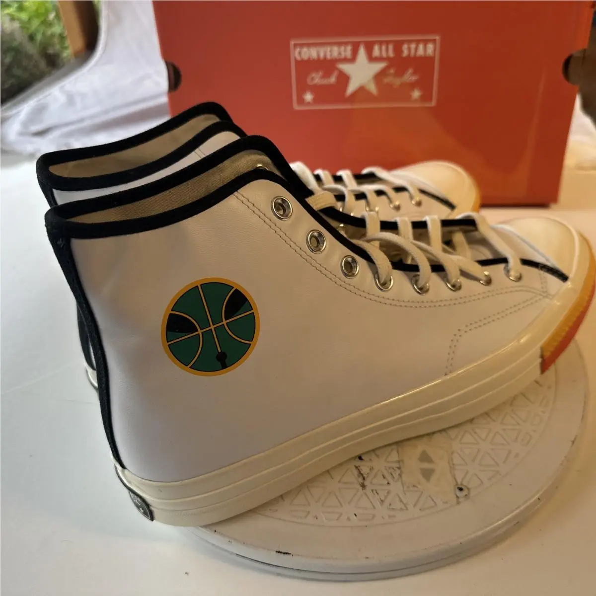 Converse shoes - ROSWELL RAYGUNS 171167C - ROSWELL RAYGUNS - 171167C - White, Manufacturer: White / Orange / Yellow (UPC: 194432839366) 7
