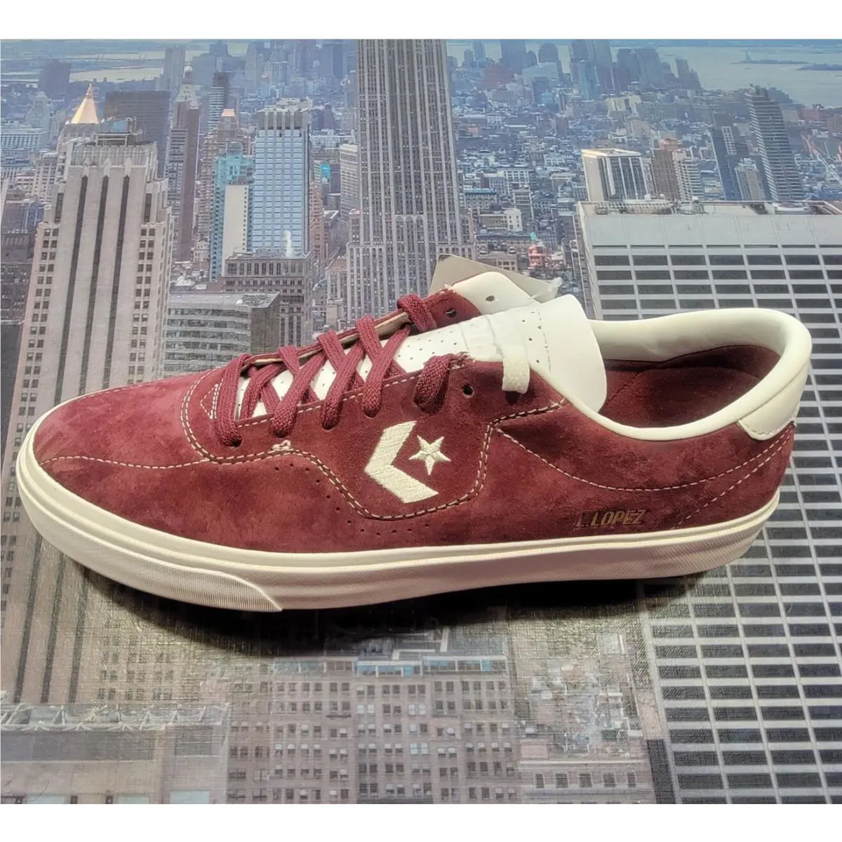 Converse shoes - Converse Louie Lopez Pro Low Top - 171329c - Deep Bordeaux 3