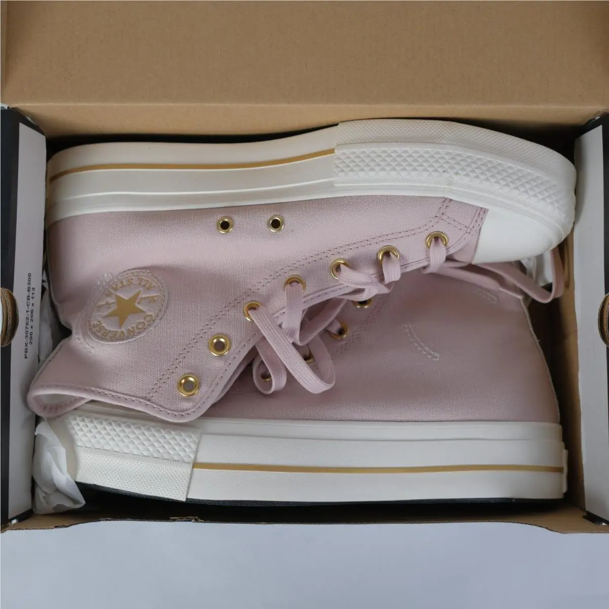 Converse shoes - Converse Chuck Taylor All-Star Lift Platform - High top - Flush Stone/Egret/Gold 0