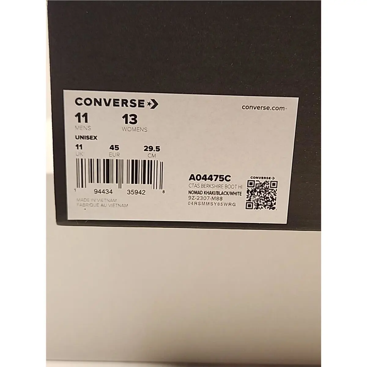 Converse shoes - CTAS Berkshire Boot HI - CTAS Berkshire Boot - Nomad Khaki/Black/White, Manufacturer: Nomad Khaki/Black/White (UPC: 194434359428) 7