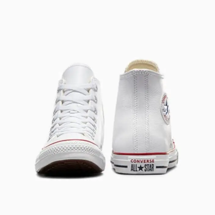 Converse shoes - Converse Chuck Taylor All Star Leather High Top - 132169C - White 7
