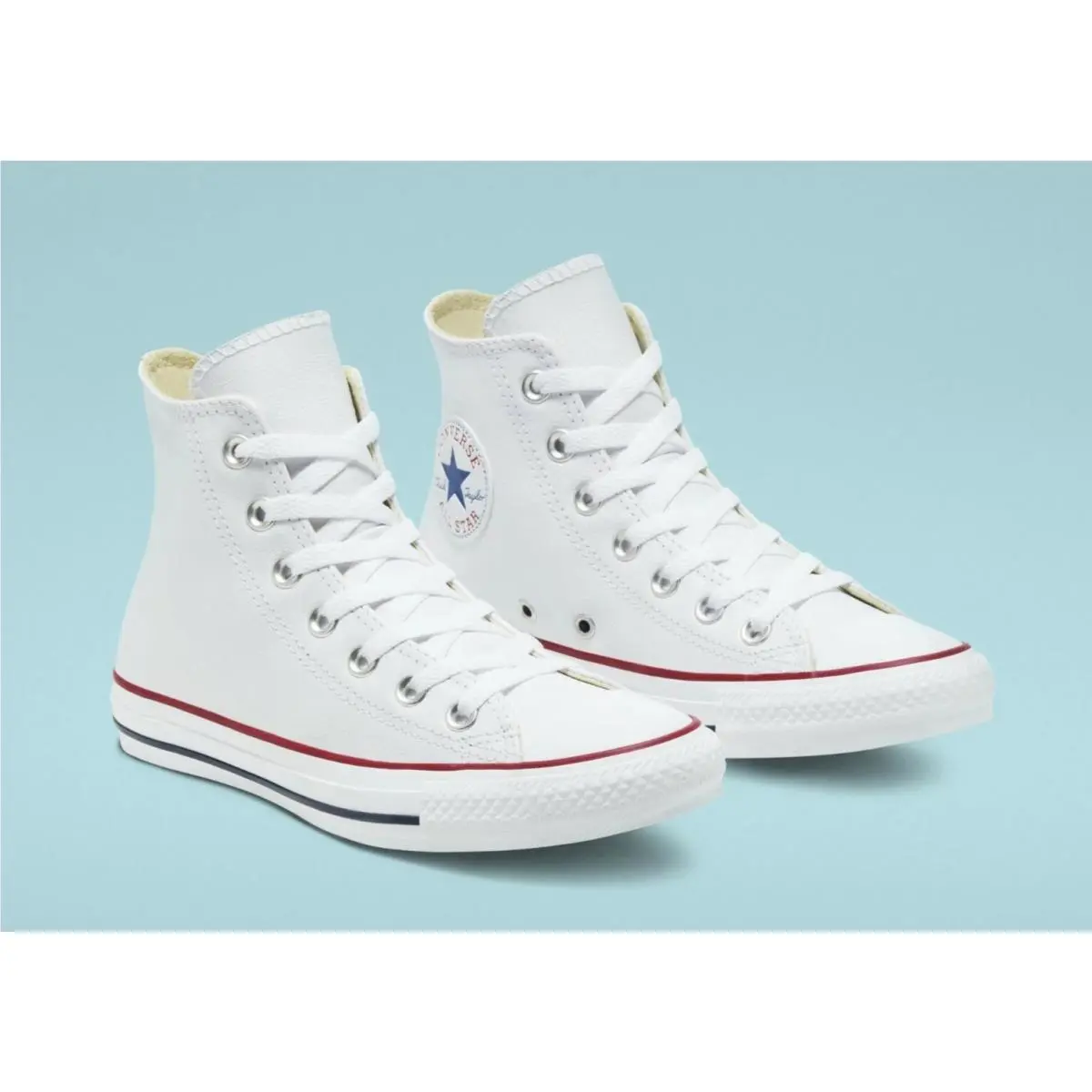 Converse shoes - Chuck Taylor All Star Classic Leather - 132169C - White (UPC: 808232861068) 0