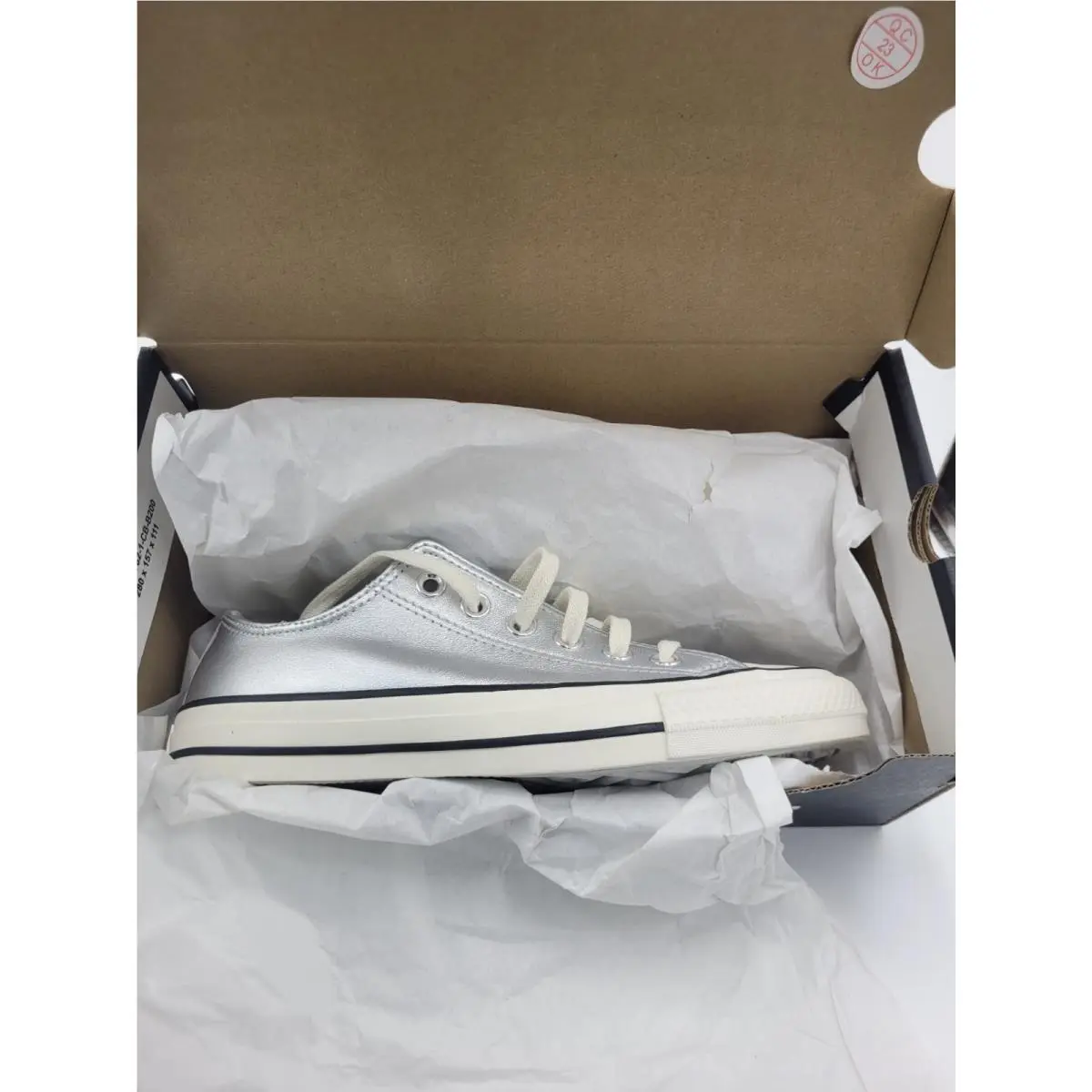 Converse shoes - Converse CTAS OX - CTAS - A11986C - Silver 8