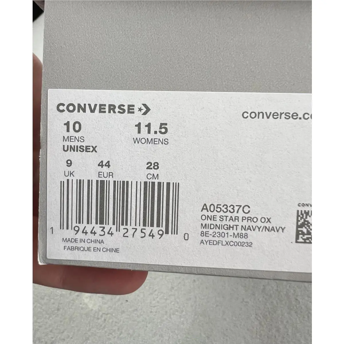 Converse shoes - Converse One Star - One Star - A05337C - Navy 1