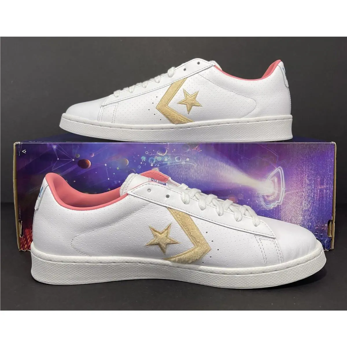 Converse shoes - Converse Pro Leather - Pro Leather - 172481C - White/ White- Onyx- Multi, Manufacturer: white/ white- onyx- multi 0