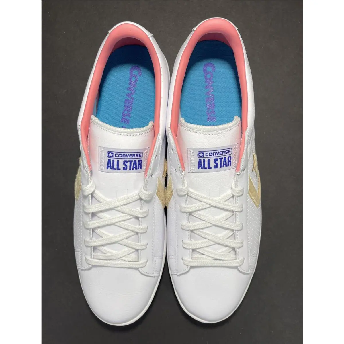Converse shoes - Converse Pro Leather - Pro Leather - 172481C - White/ White- Onyx- Multi, Manufacturer: white/ white- onyx- multi 7