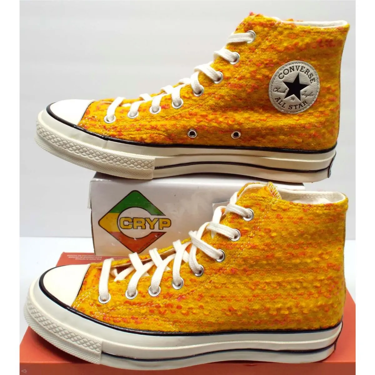 Mens 8 Womens 10 Converse Chuck 70 Hi Gold D Shoes 169246c