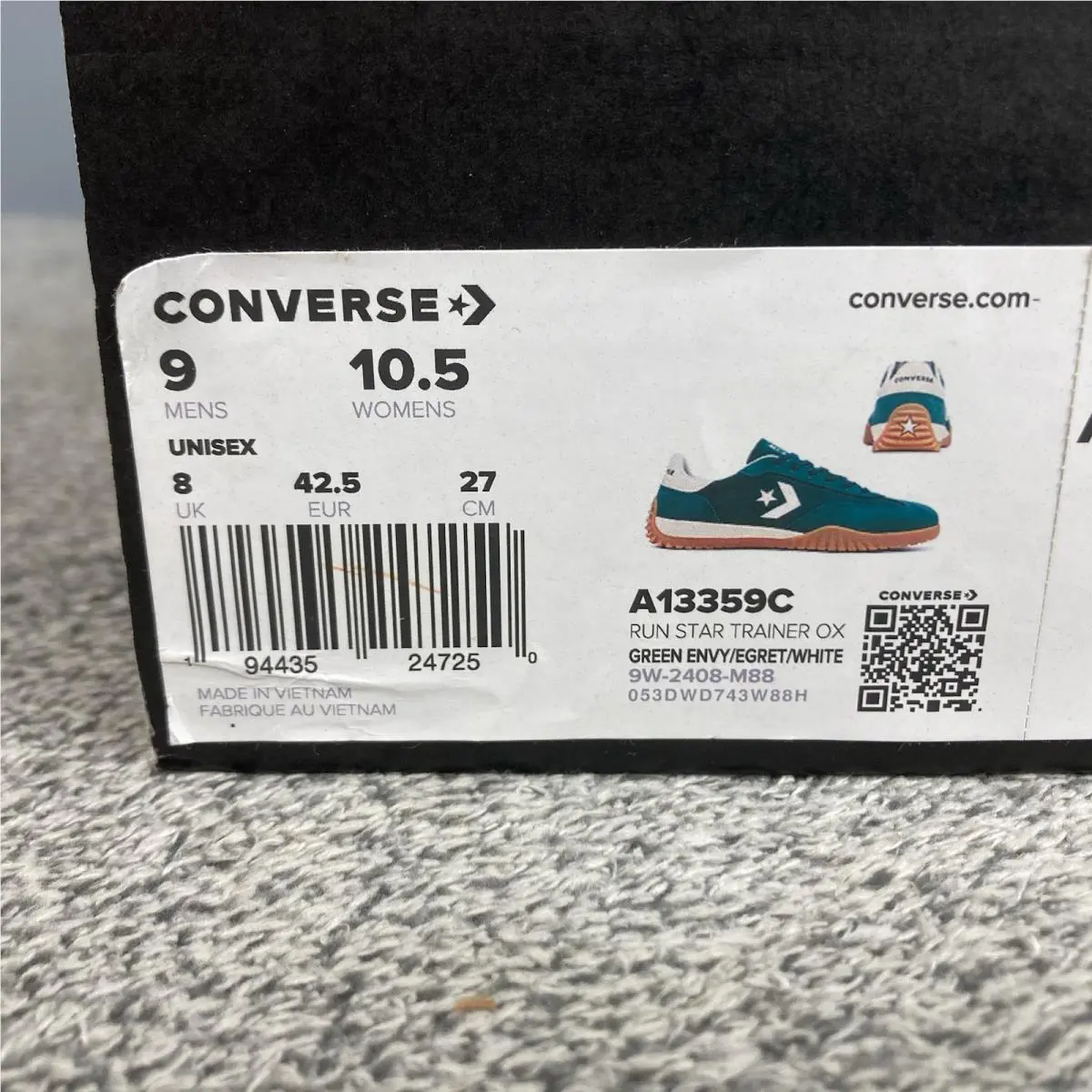 Converse shoes - Run Star Trainer Ox - Run Star Trainer - A13359C - Green 6