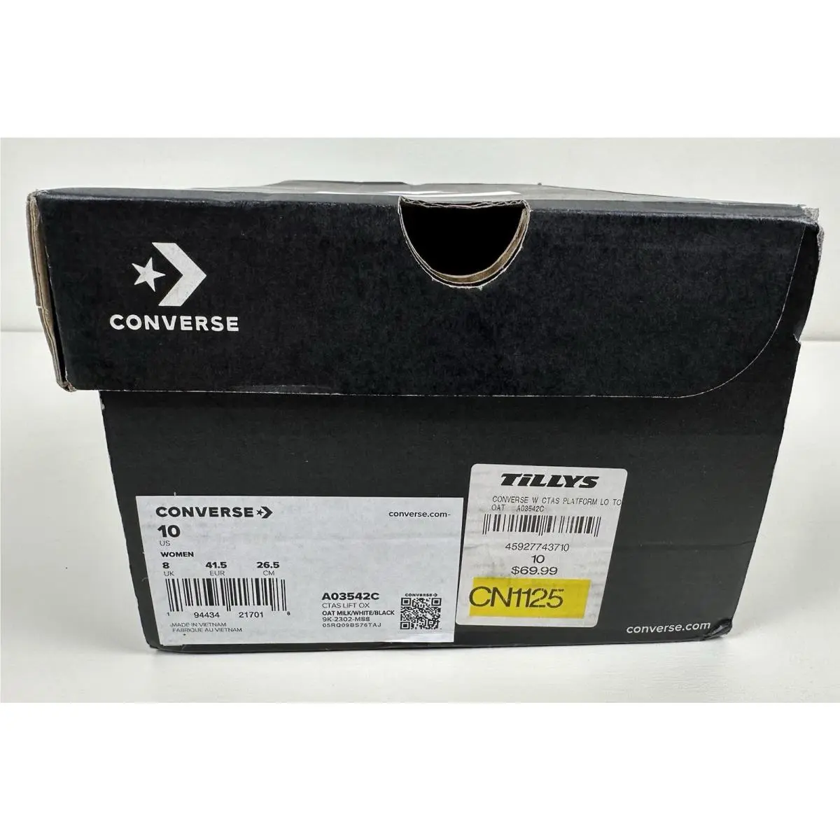 Converse shoes - Converse Chuck Taylor All Star Lift - A03542C - Beige (UPC: 194434217018) 9