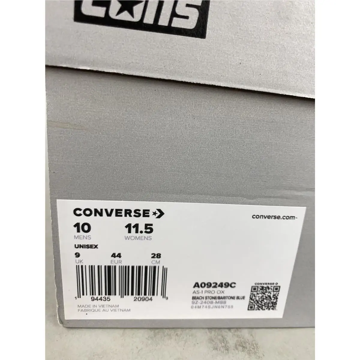 Converse shoes - Converse AS-1 Pro - Pro - A09249C - Gray (UPC: 194435209043) 9
