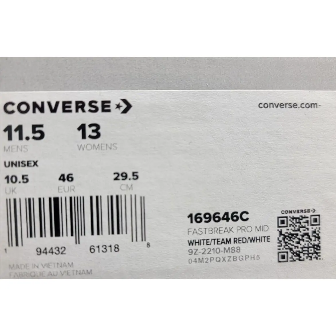 Converse shoes - Converse Fastbreak Pro Mid - Fastbreak Pro Mid - 169646c - White 5