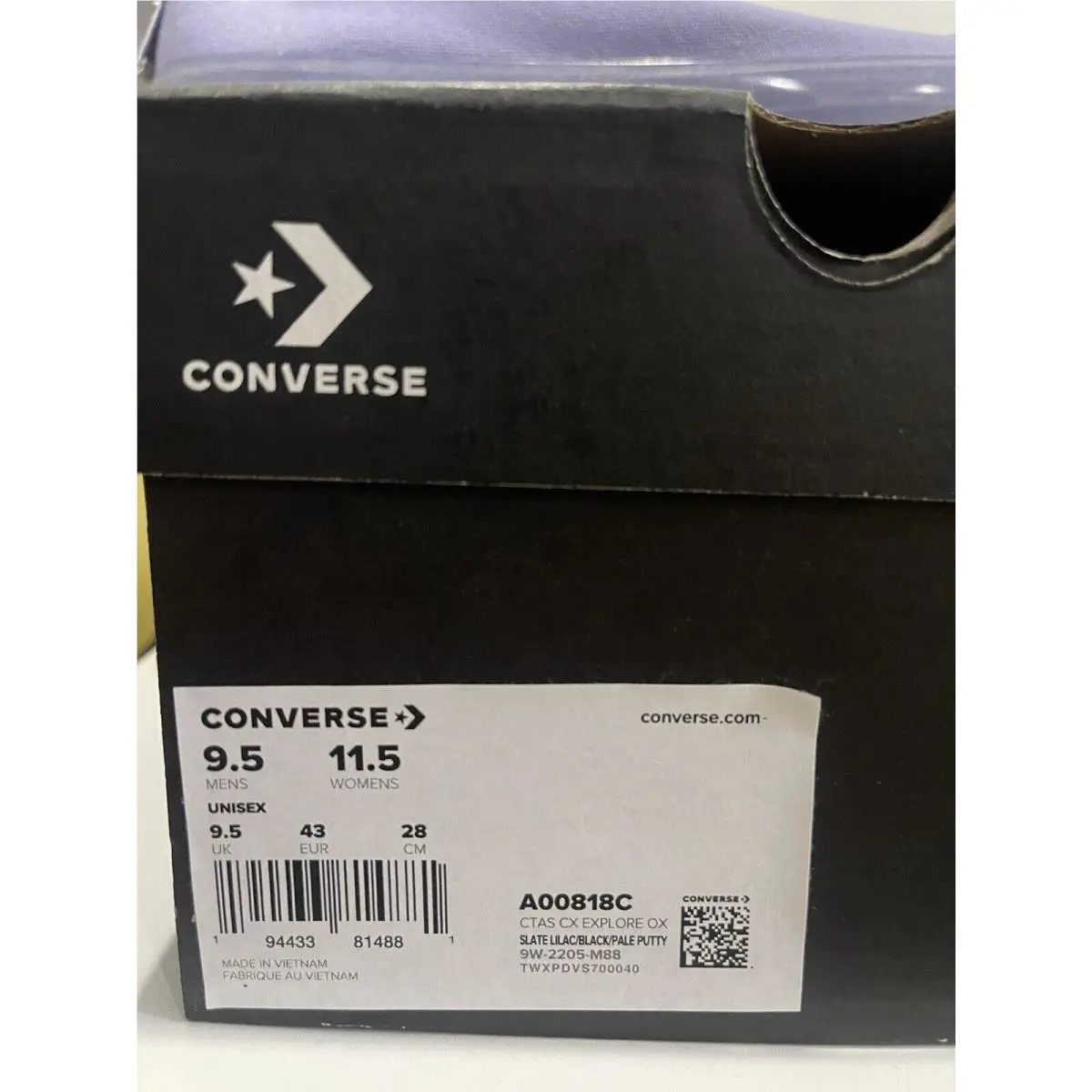 Converse shoes - Chuck Taylor All Star Explore CX - A00818C - Purple 7