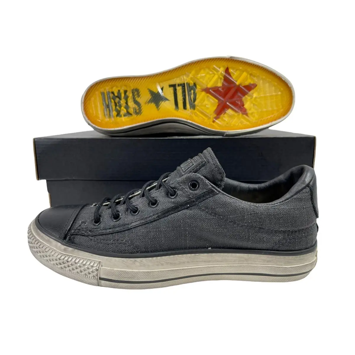 Converse John Varvatos JV Chuck Taylor Vintage Slip Sneaker Black 150179C 5 Men - Black