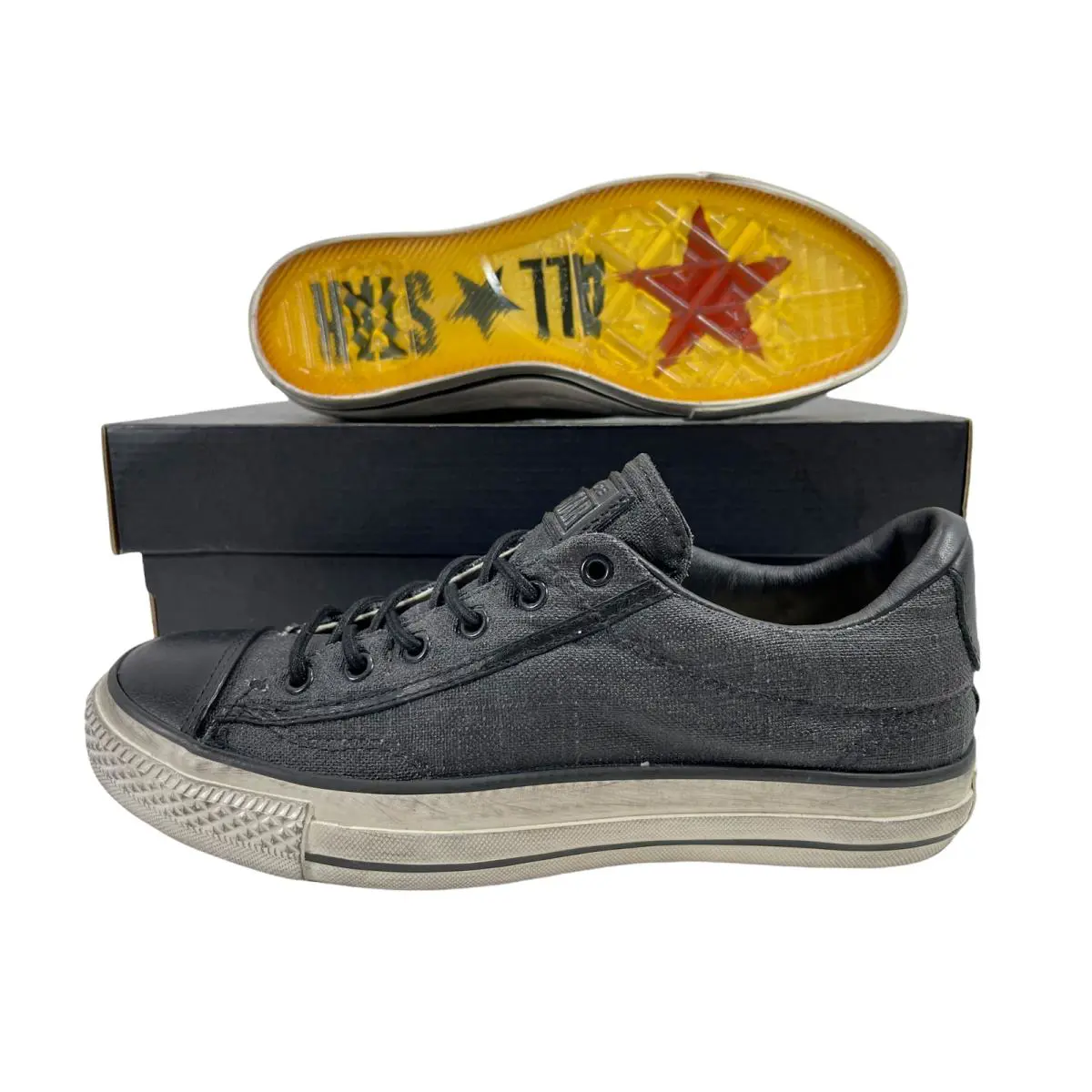 Converse John Varvatos JV Chuck Taylor Vintage Slip Sneaker Black 150179C 6 Men - Black