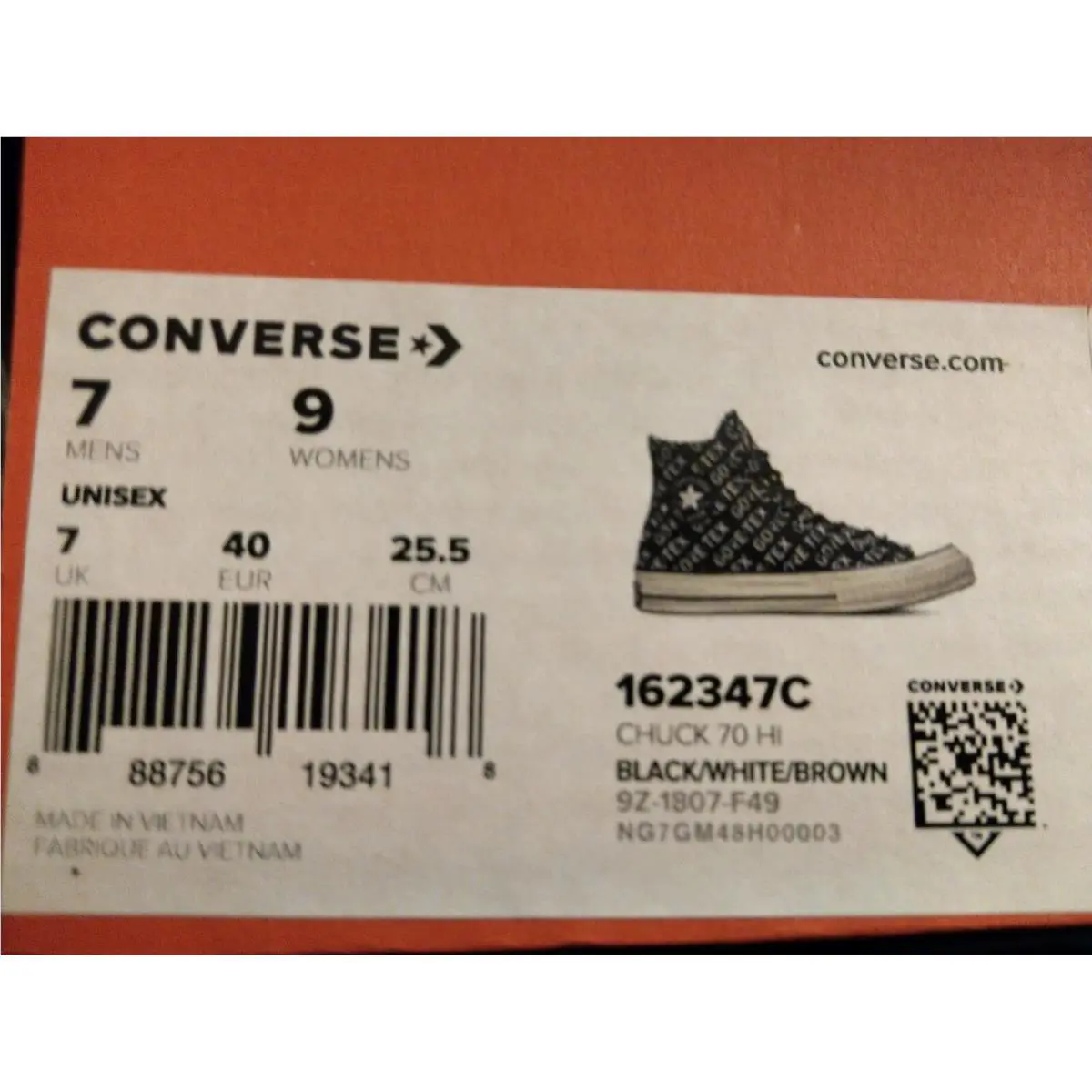 Converse shoes - Gore-Tex - 162347c - Black 5