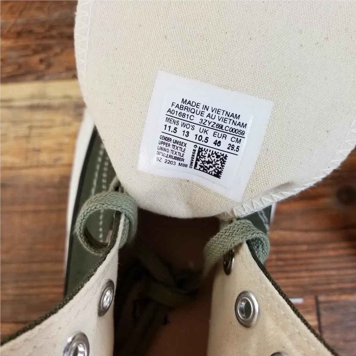 Converse shoes - Converse Chuck 70 - Chuck - A01681C - Utility green 9