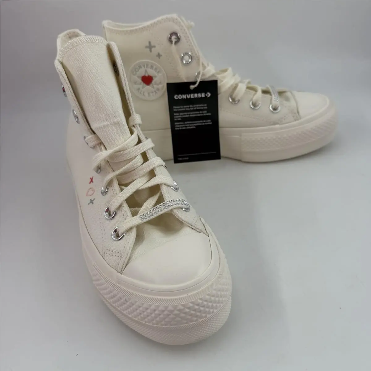 Converse shoes - CT AS LIFT HI - LIFT - A09114C - Egret/ Fever Dream 2